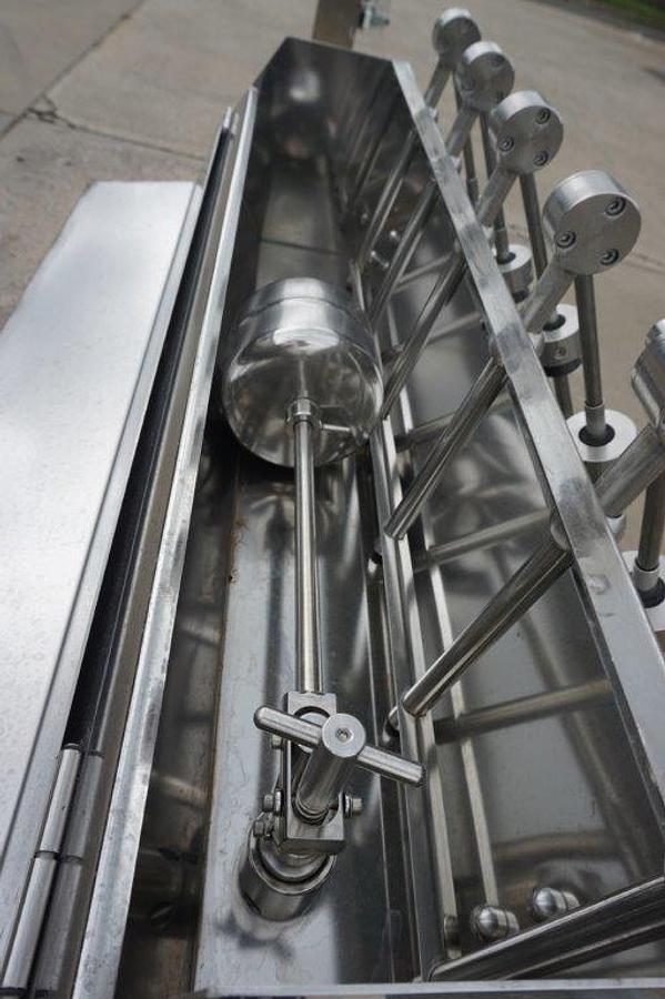 Used GAI Six Spout Siphon Filler, Stainless Steel