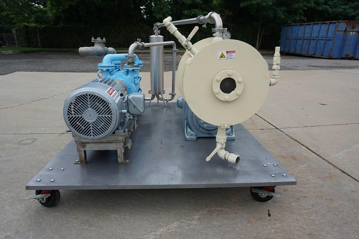 Used Cornell D16 Versator Deaerator With SIHI Vacuum Pump