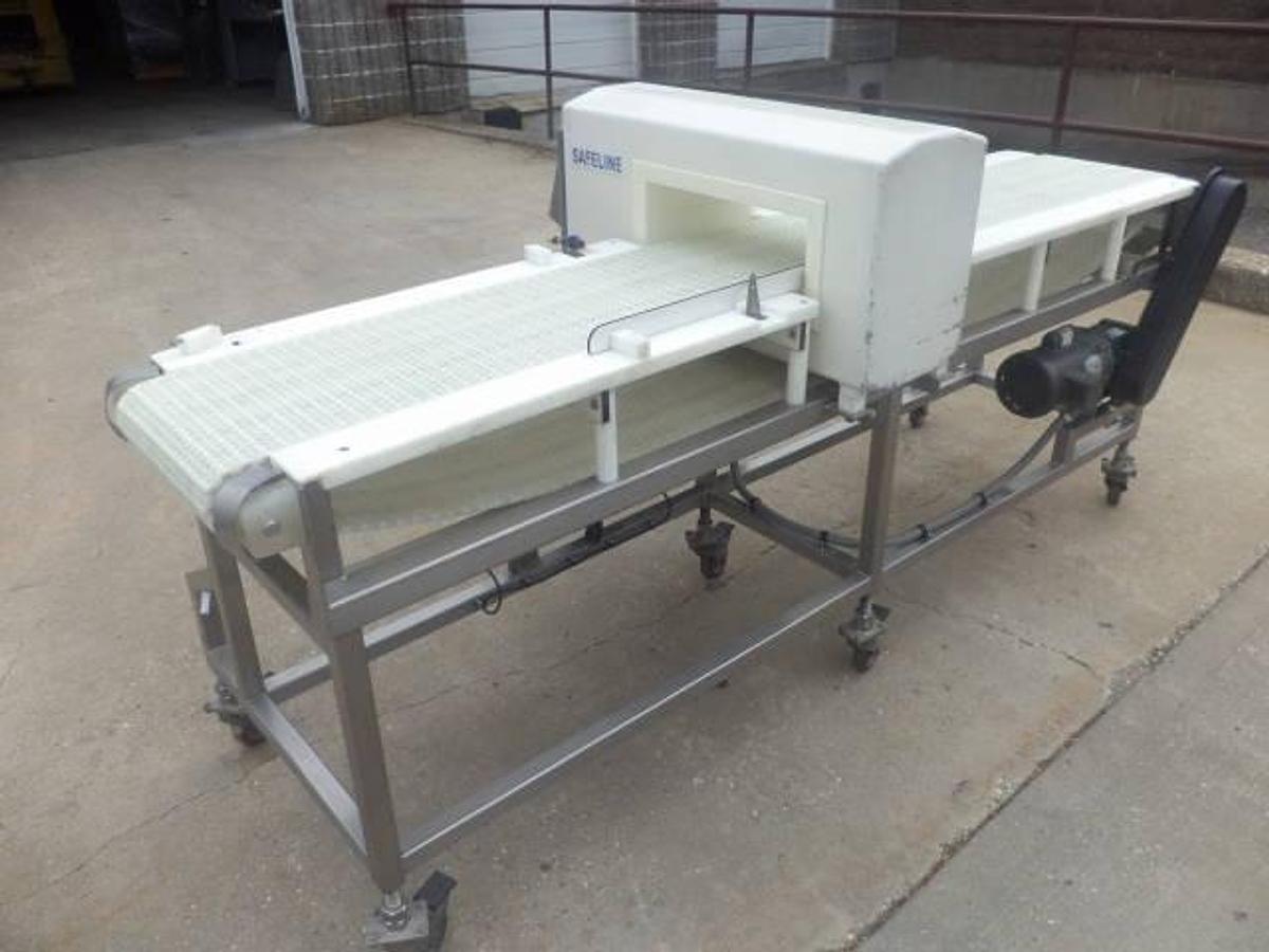 Used Safeline SL1000 Conveyorized Metal Detector, Single Phase Electrics