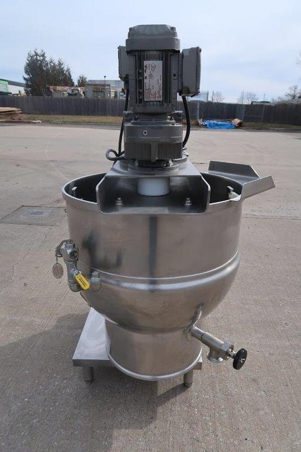 Used 40 Gallon Groen DEE/4 SS Self-Contained Electric Twin Action Mix Kettle