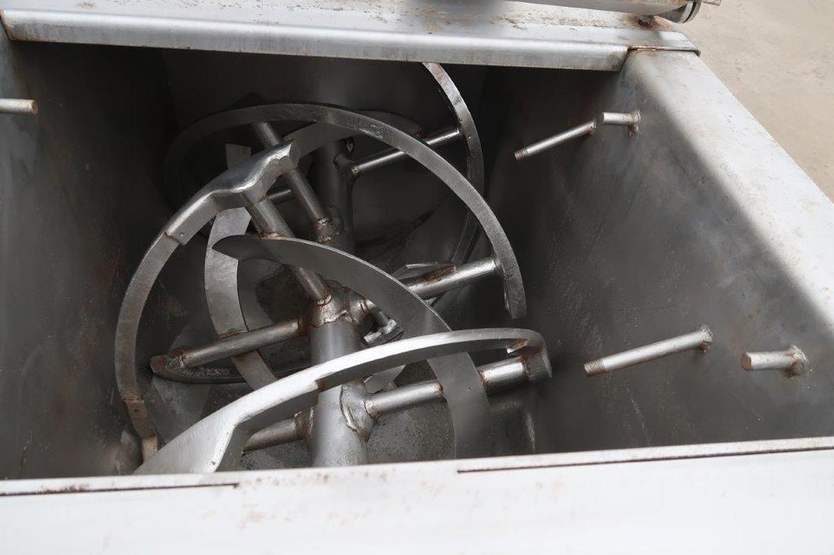 Used 10 Cu. Ft. Scott Stainless Double Ribbon Blender, XP Motor