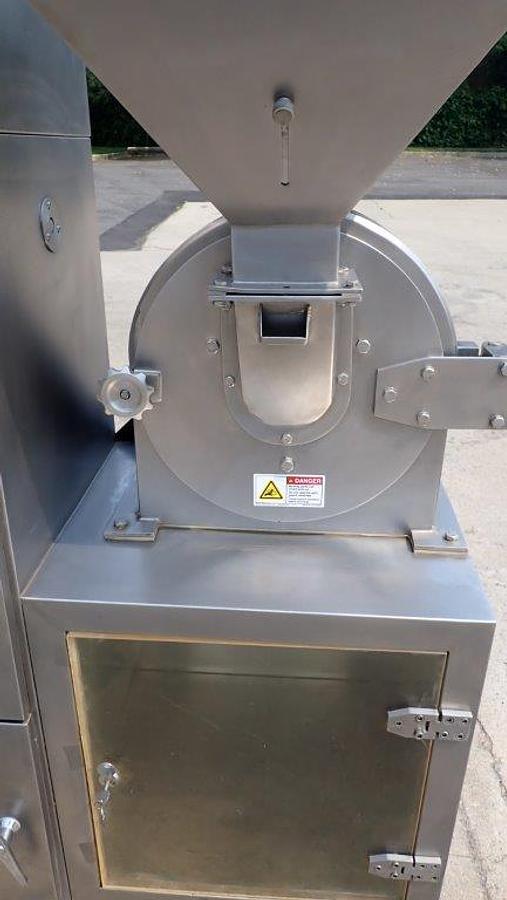 Used 300mm Pin Mill, All Stainless Steel, 10 HP