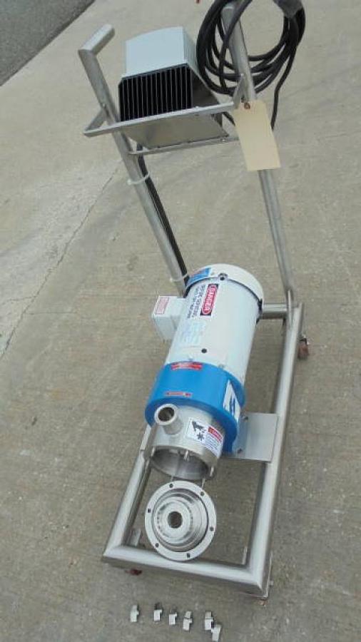 Used Silverson LS275 Stainless Inline High Shear Mixer, Variable Frequency Drive