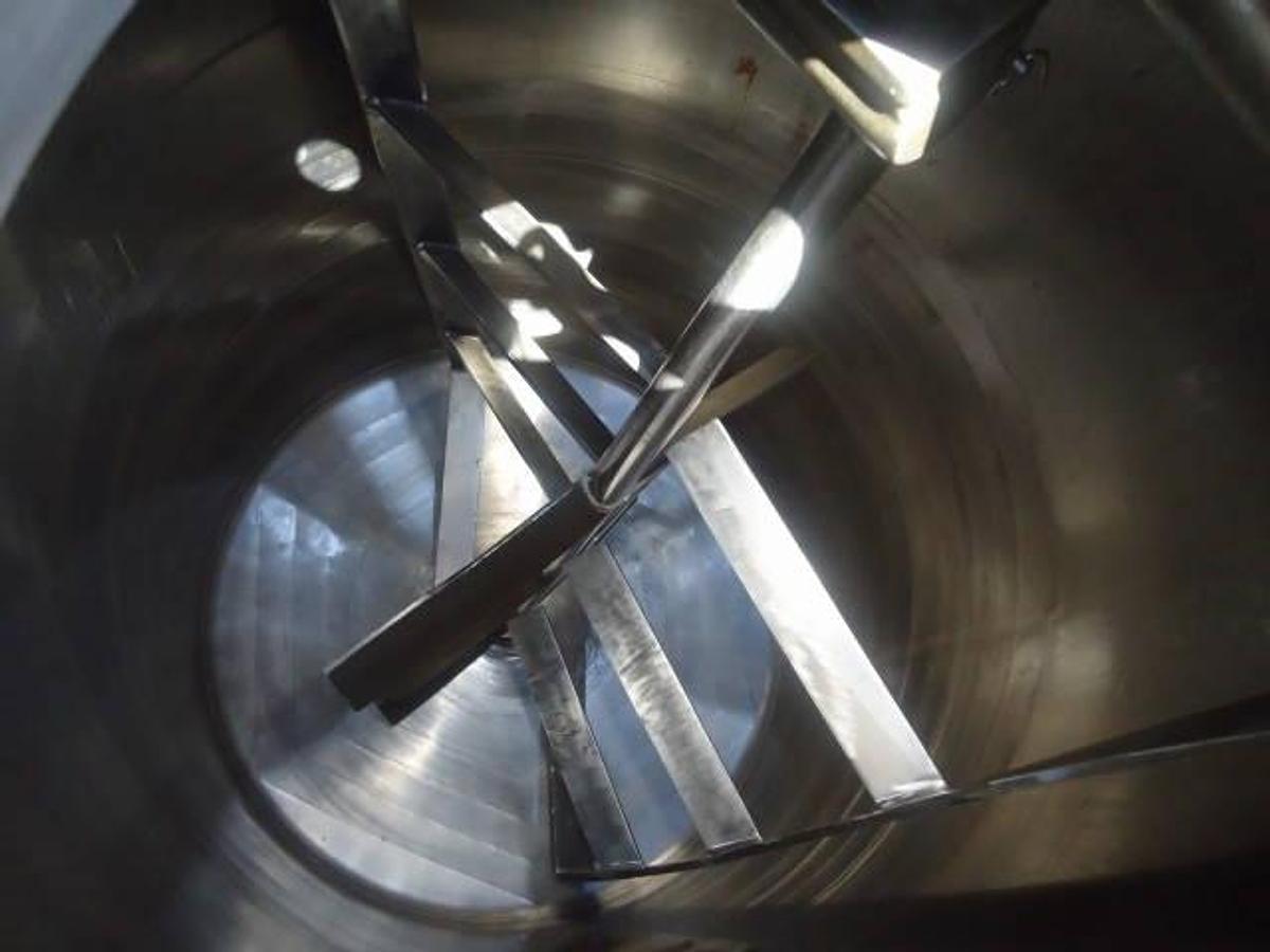 Used 300 Gallon Lee Stainless Jacketed Agitated Vacuum Reactor