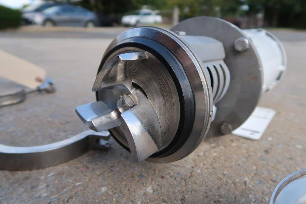 Used 1-1/2 in. X 2 in. Ampco Sanitary Centrifugal Pump, 2 HP