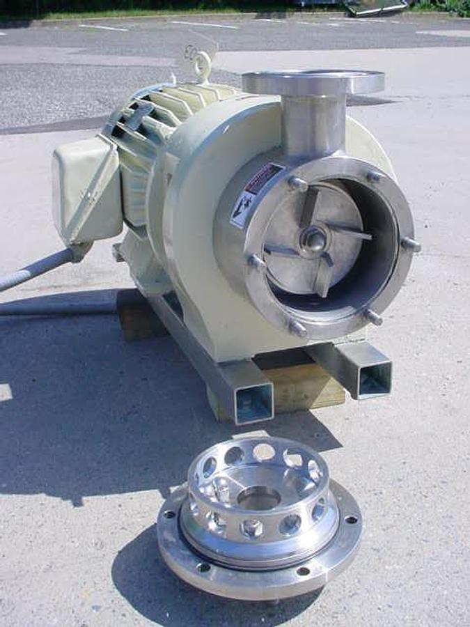 Used Silverson 600ls Stainless Inline High Shear Mixer, 30 Hp