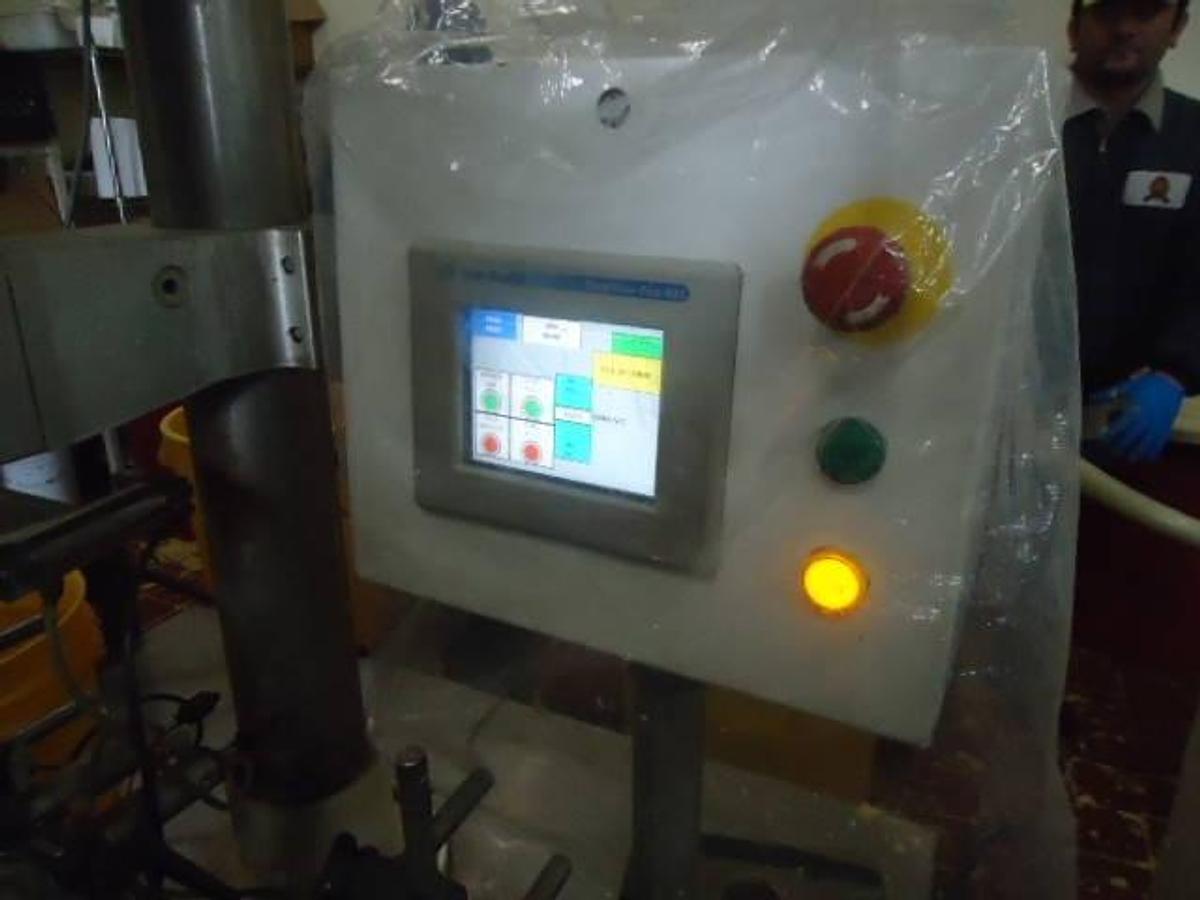 Used Complete Filling Line With Mateer Automatic Filler & Kaps-All Capper