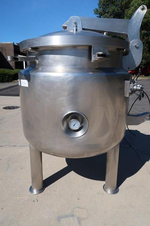 Used 200 Gallon Stainless Steel Jacketed Autoclave, 3 In. Discharge