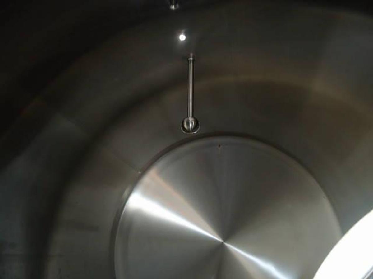 Used 2,500 Gallon Cherry Burrell Stainless Steel Horizontal Mix Tank