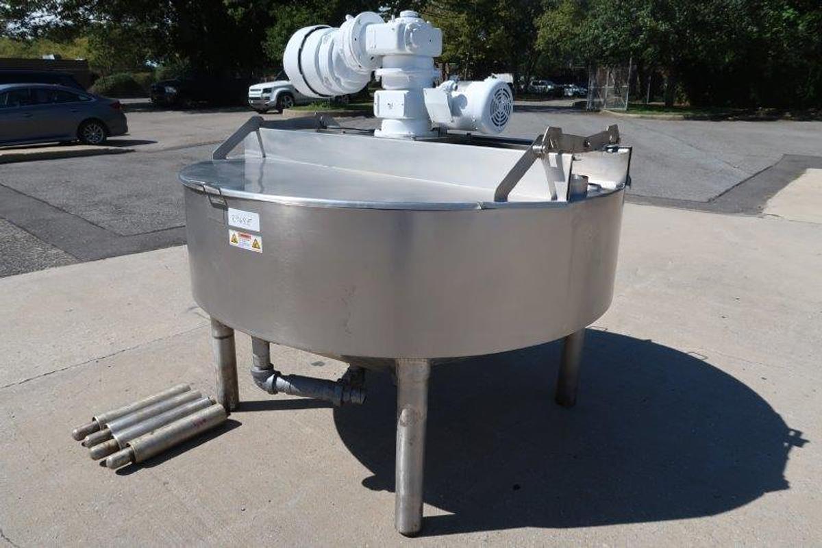 Used Chester Jensen 200 Gallon SS Cooker/Cooler