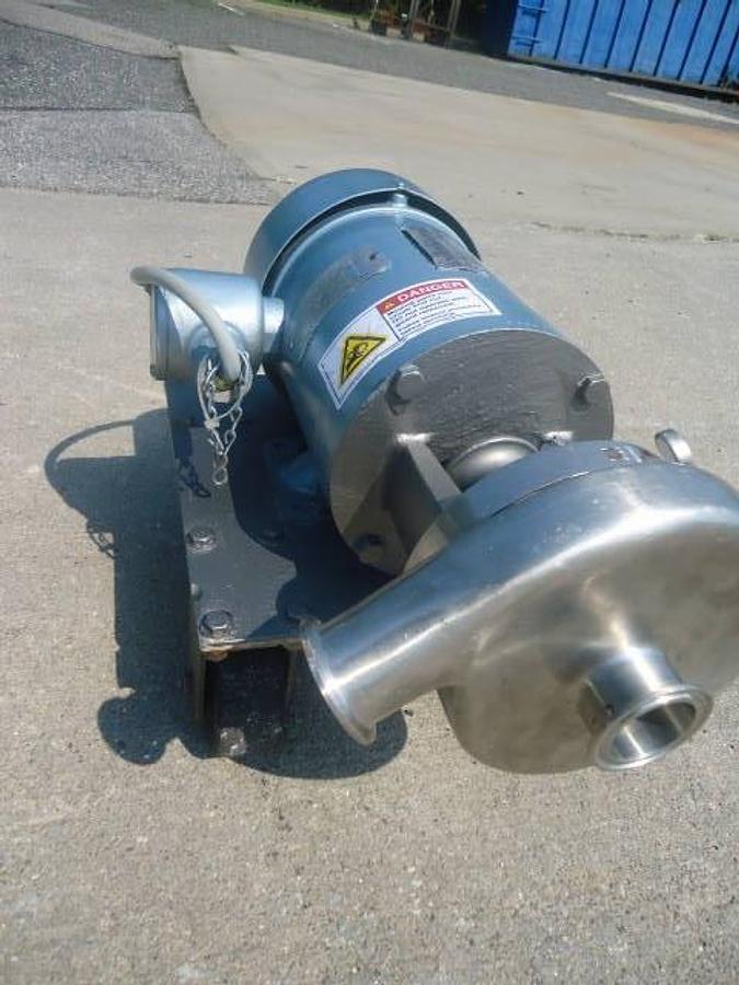 Used Tri Clover Approx. 1-1/2 In. X 1-1/2 In. Sanitary Centrifugal Pump
