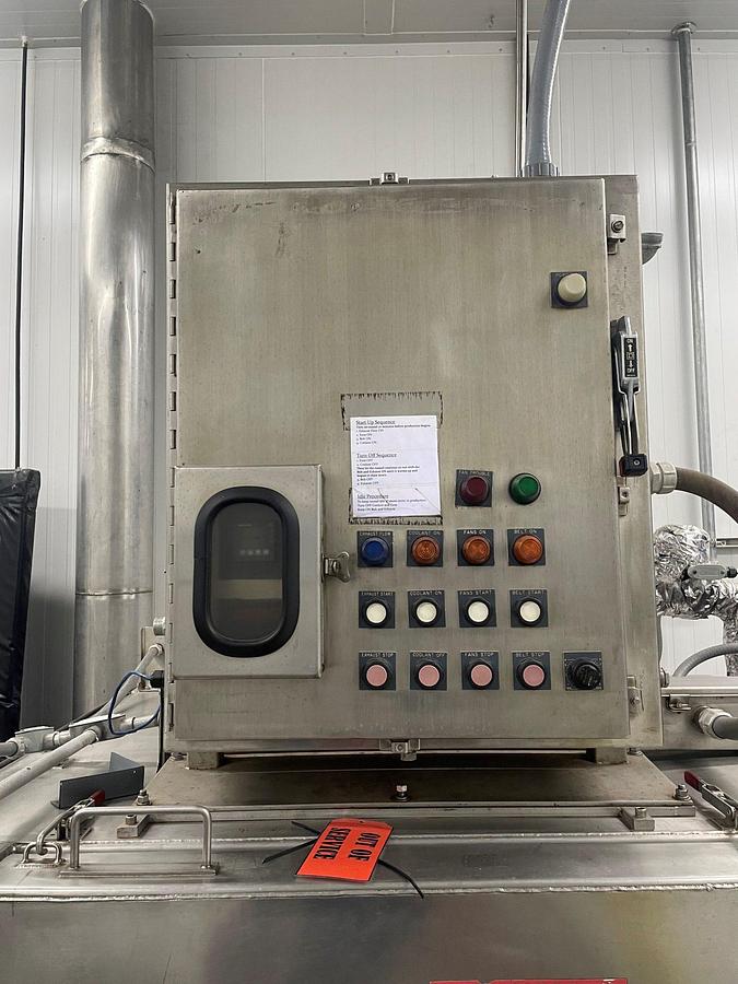Used Linde KFT36-10M Liquid Nitrogen Tunnel Freezer, SS