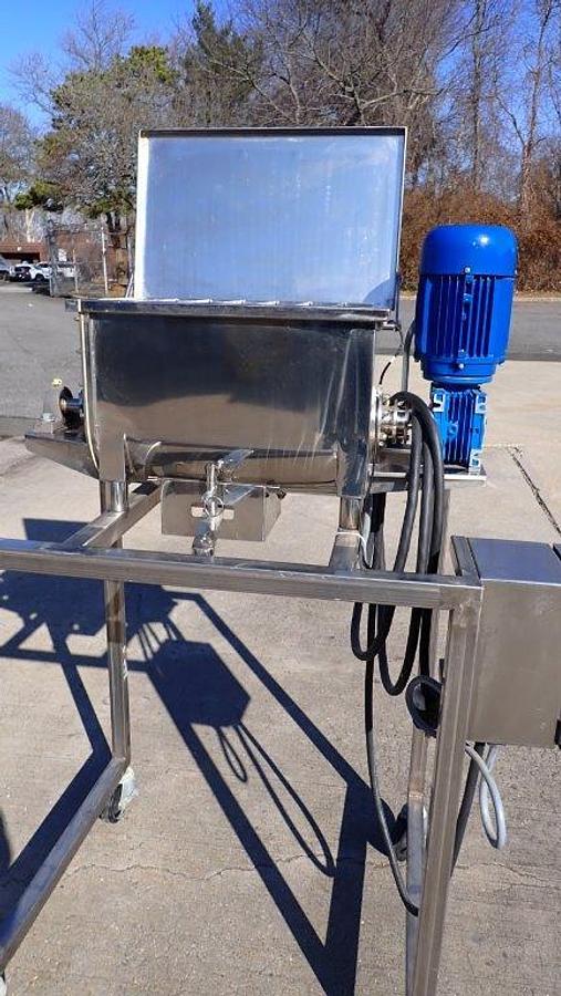 Used 1 Cu. Ft. Stainless Steel Lab/Pilot Plant Ribbon Blender