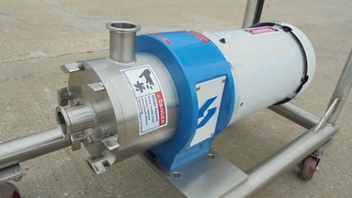 Used Silverson LS275 Stainless Inline High Shear Mixer, Variable Frequency Drive