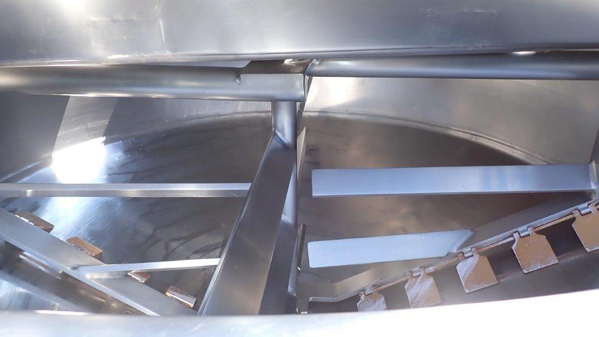 Used 300 Gallon Lee 316SS Agitated Jacketed Cooker/Cooler, 100 PSI