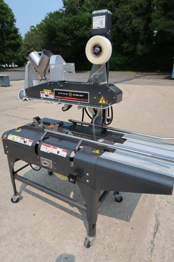 Used Little David Case Sealer/Taper, Single Phase
