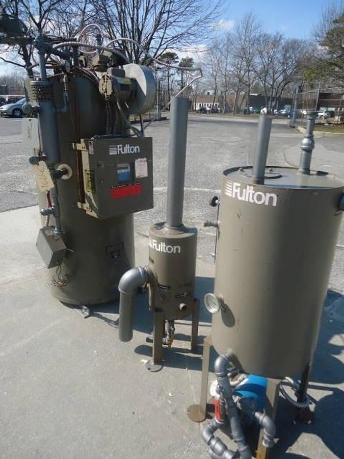 Used Fulton Fuel Fired Steam Boiler, 293 Md. Lbs. Steam/Hour