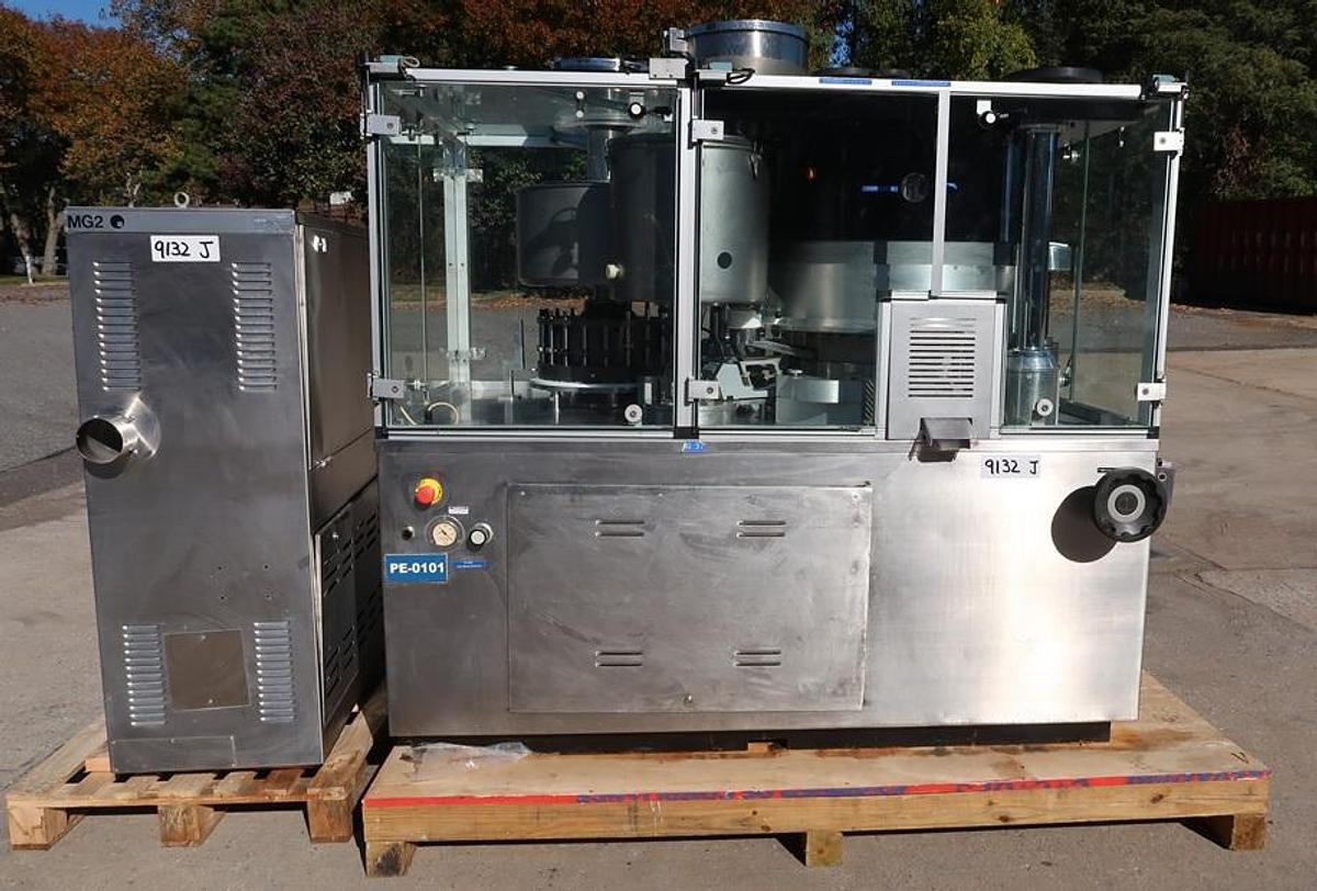 Used MG2 Model G37/N 40-Station Stainless Steel Capsule Filling Machine