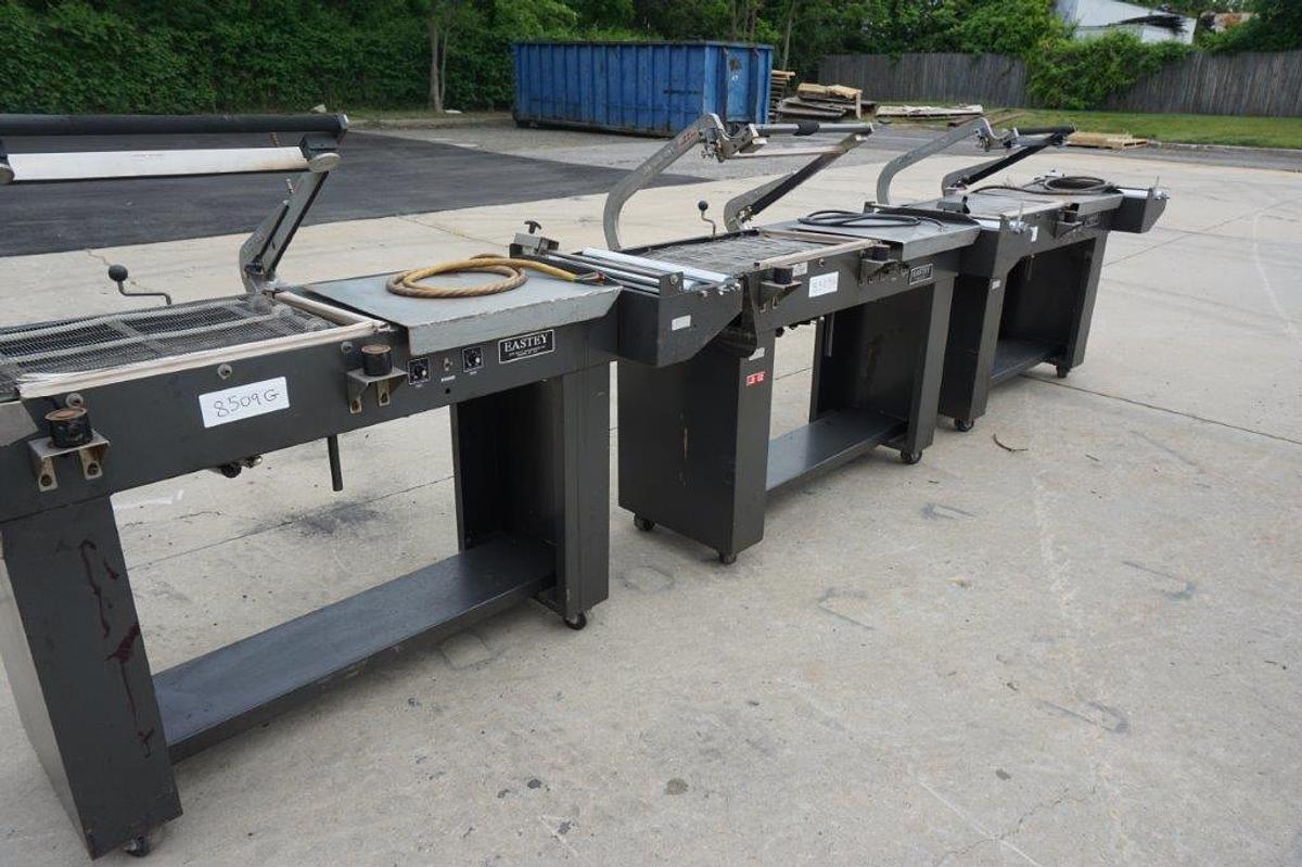 Used Jeff Eastey EM1622T “L” Bar Sealers, Portable