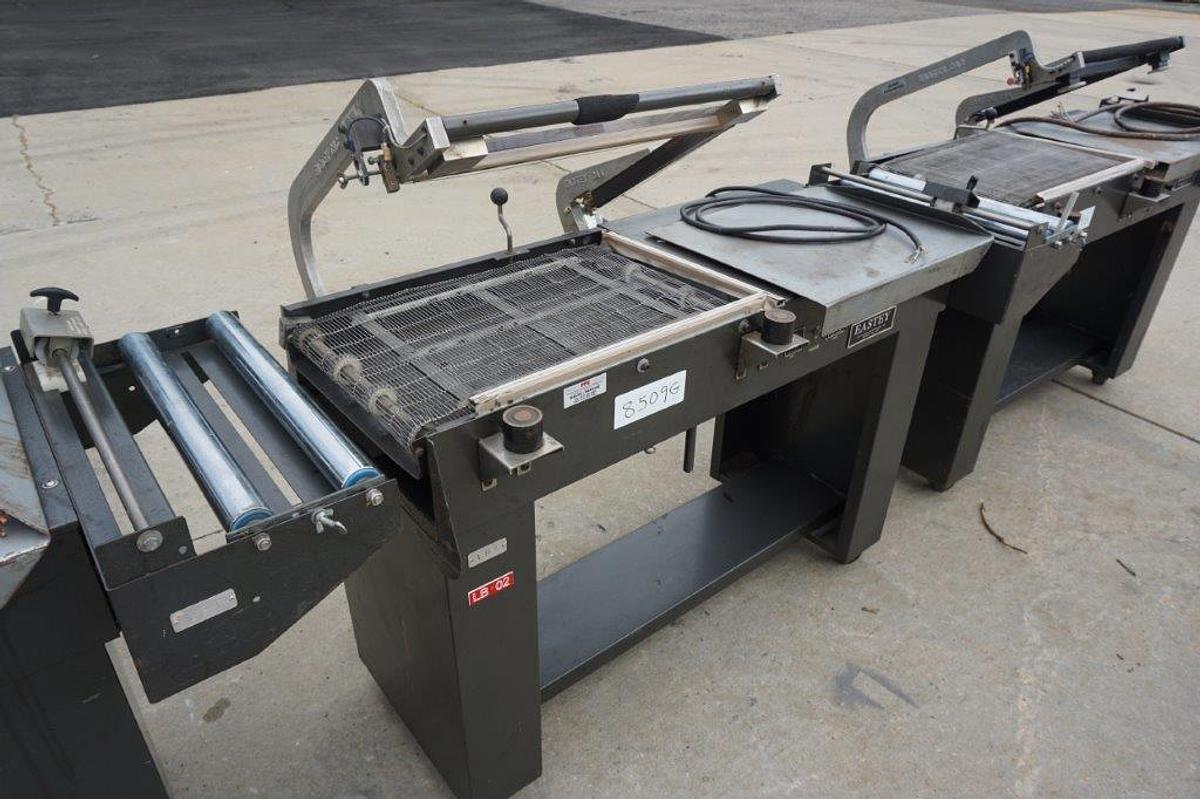 Used Jeff Eastey EM1622T “L” Bar Sealers, Portable