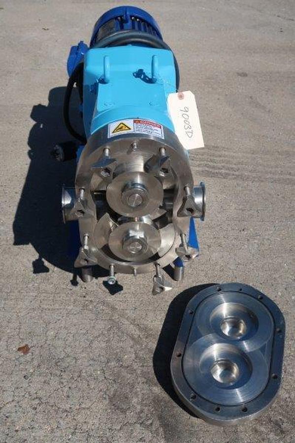 Used Waukesha 060 Stainless Positive Displacement Pump, 2.5 In. Tri-clamp