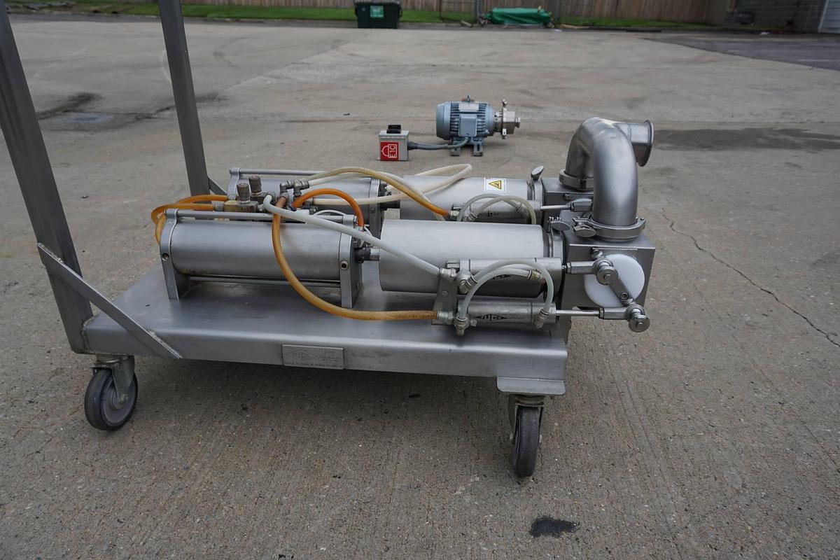 Used TUCS Twin Piston Filling Station On Portable Cart