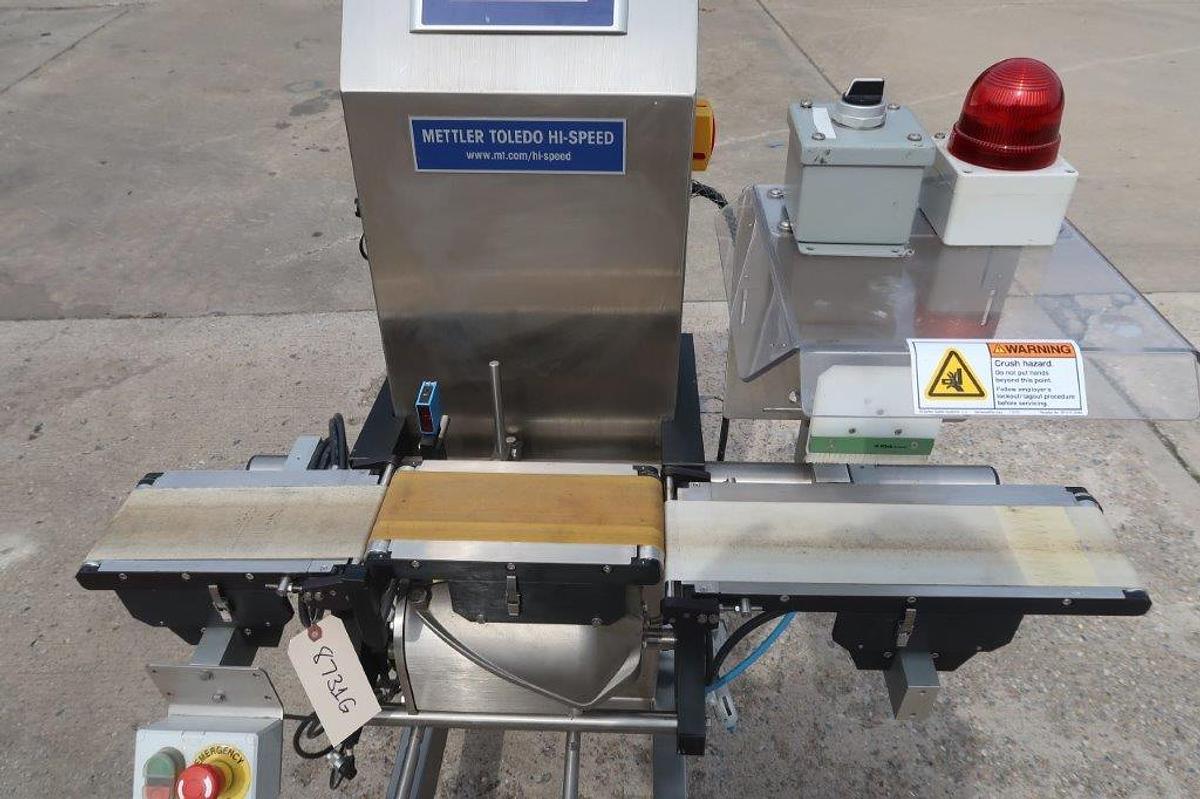 Used Mettler Toledo Hi-Speed Conveyorized Check Weighers, (2)
