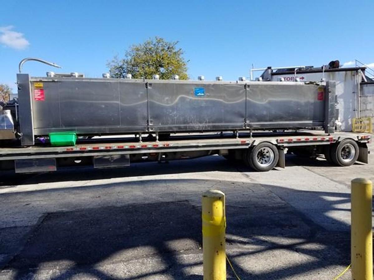 Used Linde 26 In. Wide X 34 Ft. Long Nitrogen Impingement Freezers, (2)