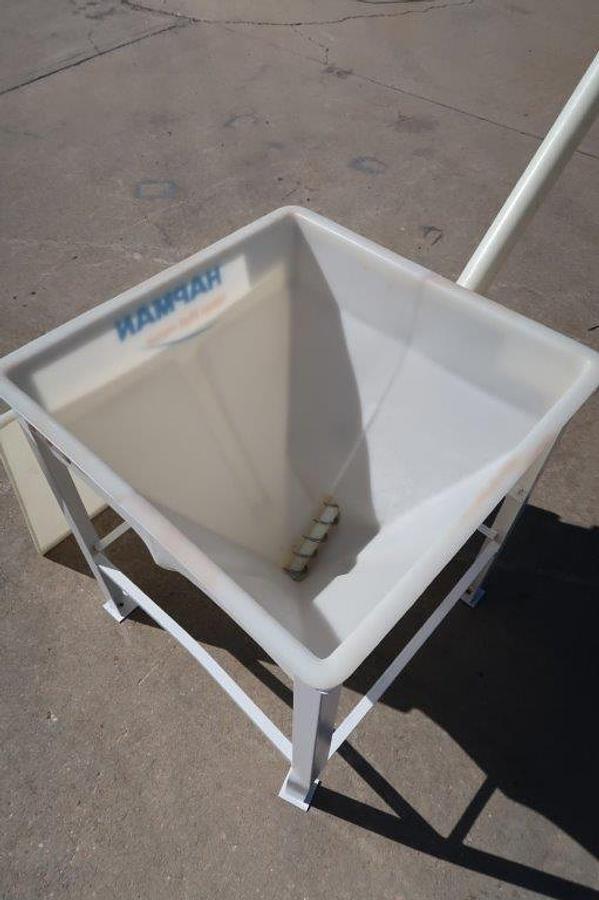 Used Hapman 3 Inch X 12 Foot Flexible Inclined Screw Conveyor