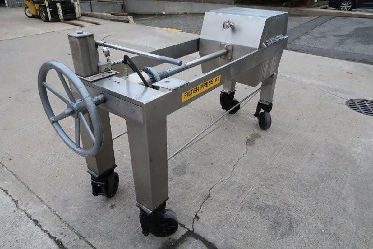 Used Plate and Frame Filter Press, SS