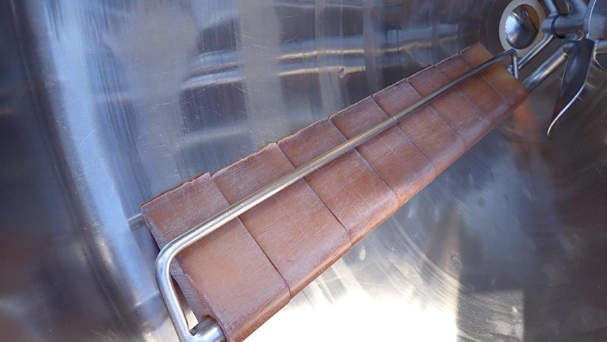Used Chester Jensen 300 Gallon SS Cone Bottom Cooker-Cooler