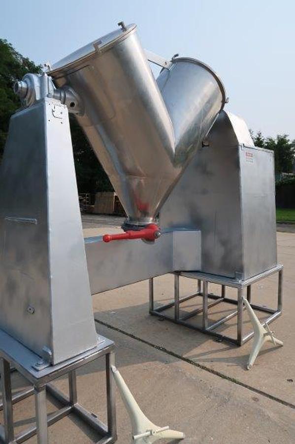 Used 6 Cu. Ft. Apex Stainless V Blender