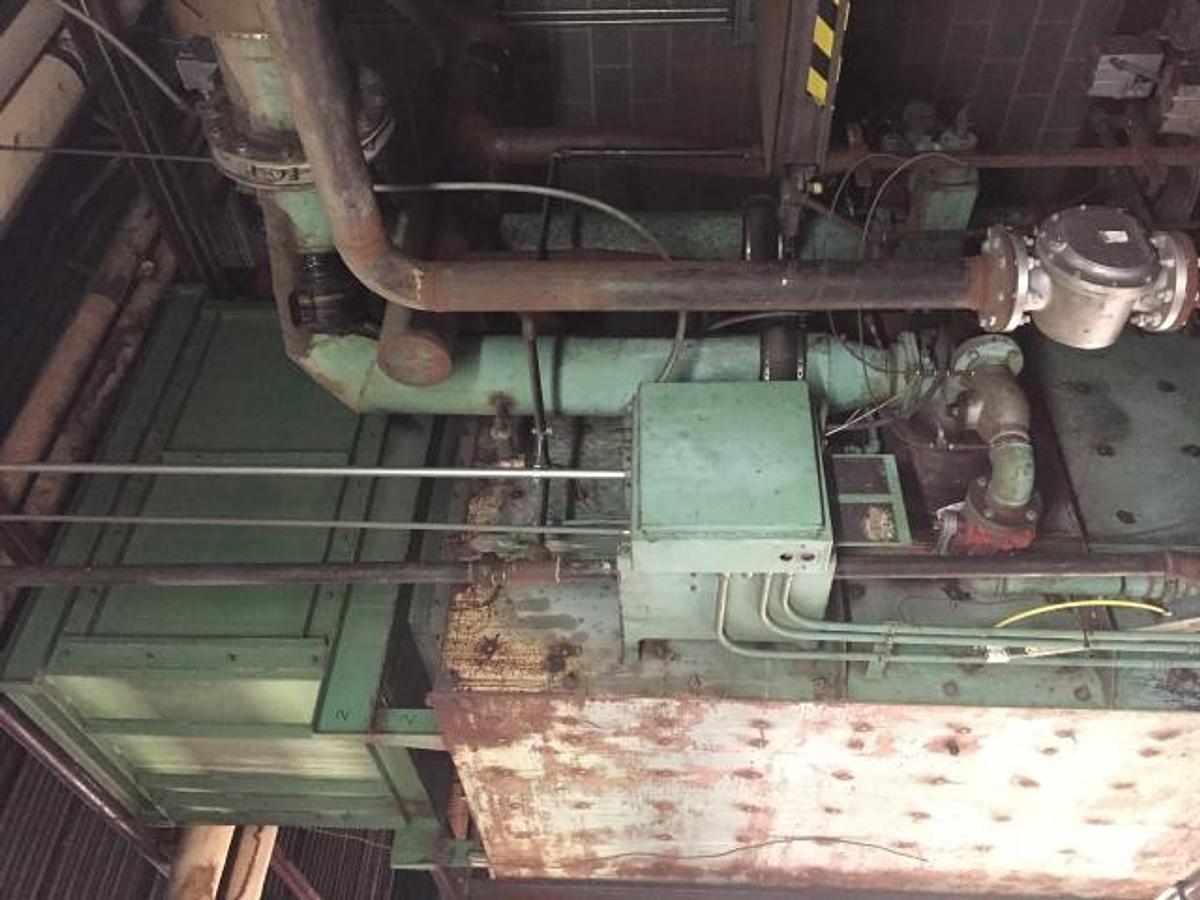 Used Heat & Control 40 ft. Long Stainless Steel Continuous Gas Fired Fryer With Heat Exchanger