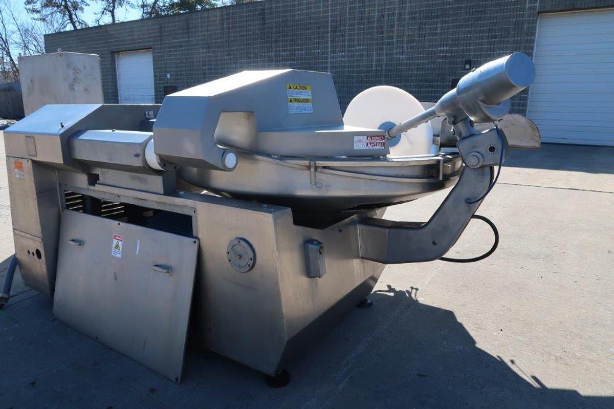 Used Laska 500 Liter Bowl Chopper, 100 HP Motor, Dairy Machine