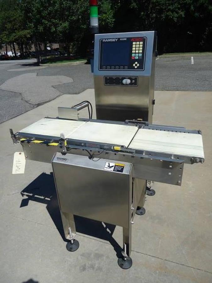 Used Ramsey Icore Auto Check 9000 Stainless Steel Checkweigher-