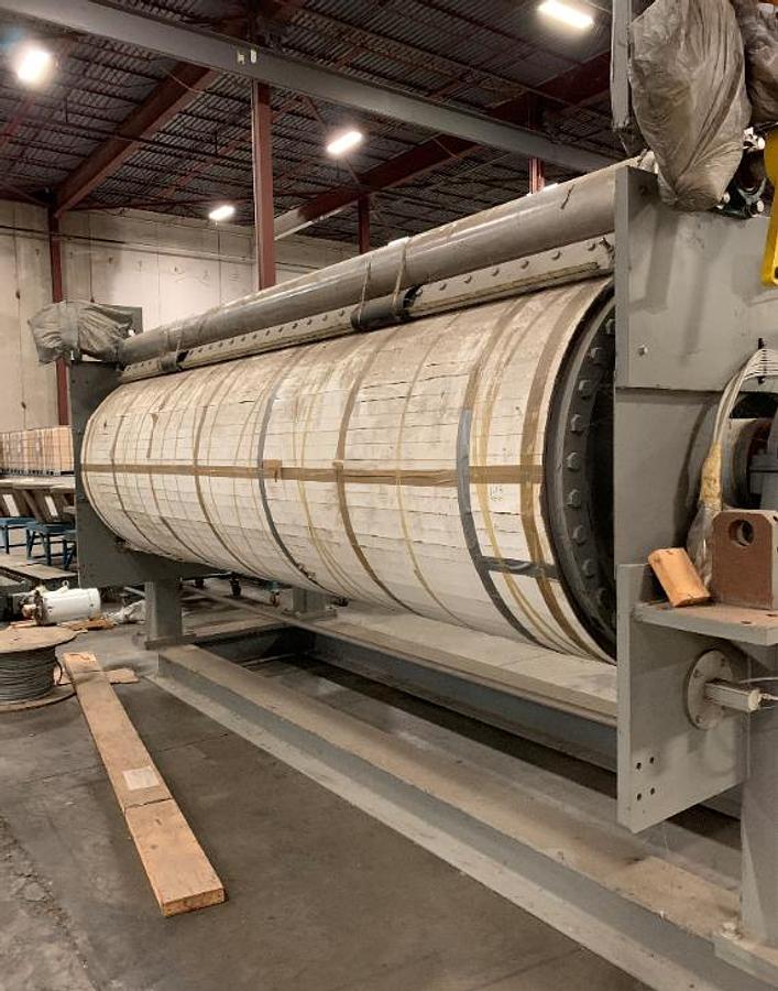 Used Buflovak 48 In. X 156 In. Stainless Double Drum Dryer, Unused