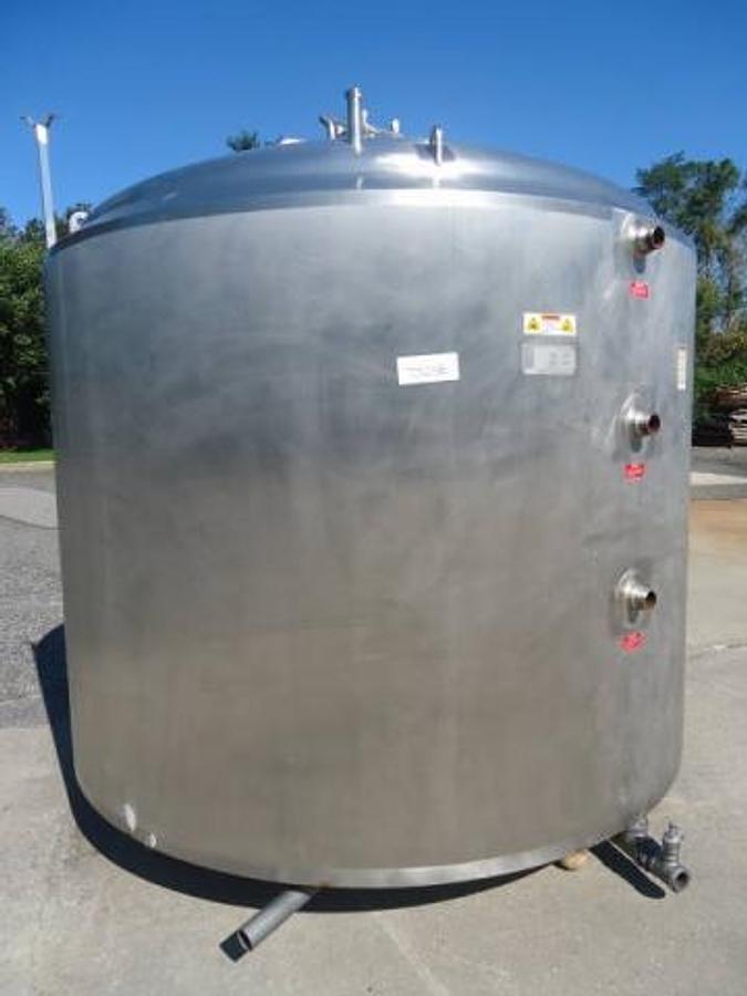 Used 1,500 Gallon Apv/Crepaco Stainless Steel Jacketed Agitated Processor-