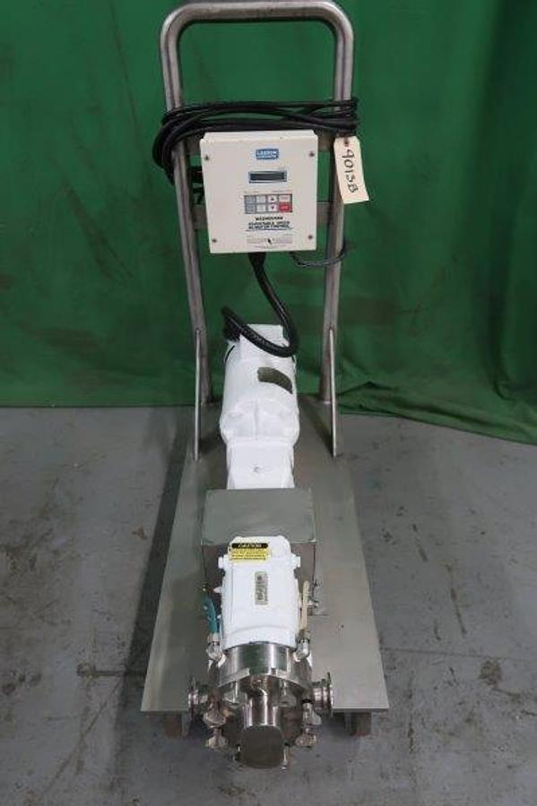 Used Waukesha 015 SS Positive Displacement Pump, Variable Speed