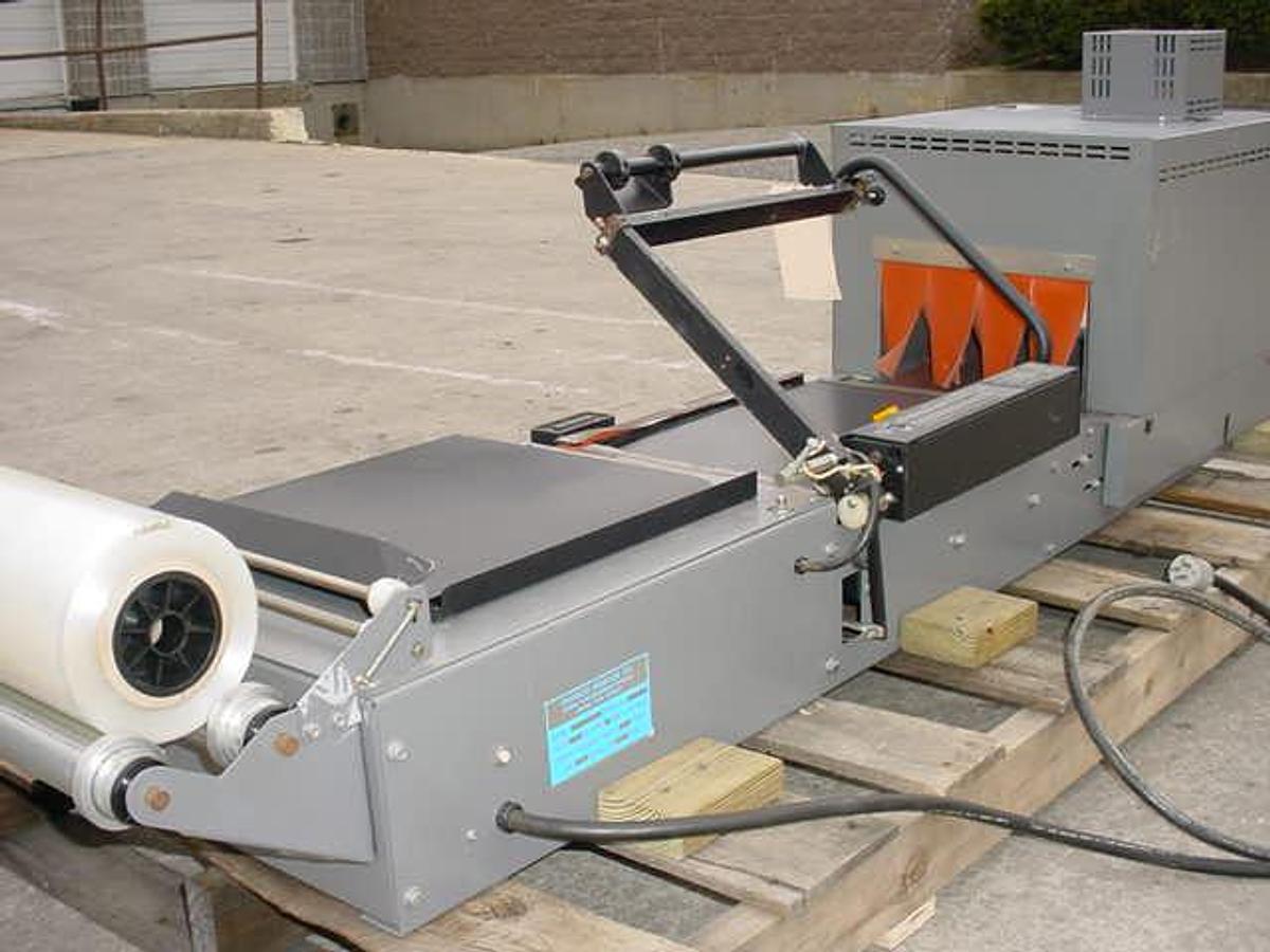 Used Besseler Tabletop “L” Sealer/Shrink Tunnel