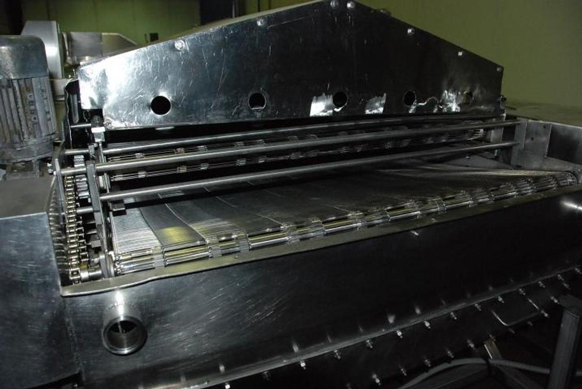 Used Stein HPF-11 4028 Stainless Steel Continuous Gas Fired Fryer