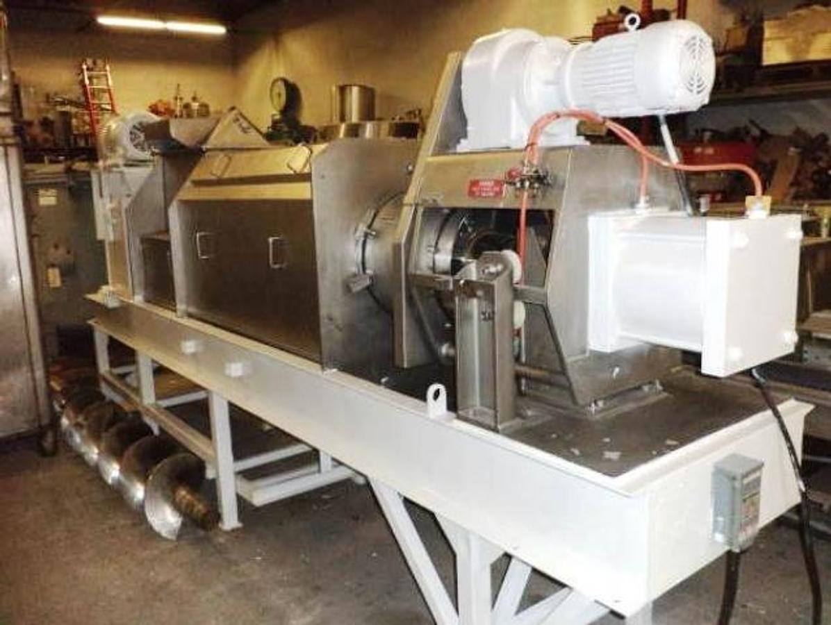 Used Hosokawa Bepex RSP-16-K2 Dewatering Screw Press, Stainless Steel