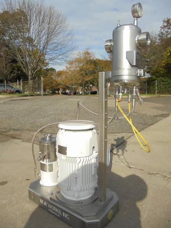 Used IKA DR 2000/5 316 SS Inline High Shear Mixer, 10HP