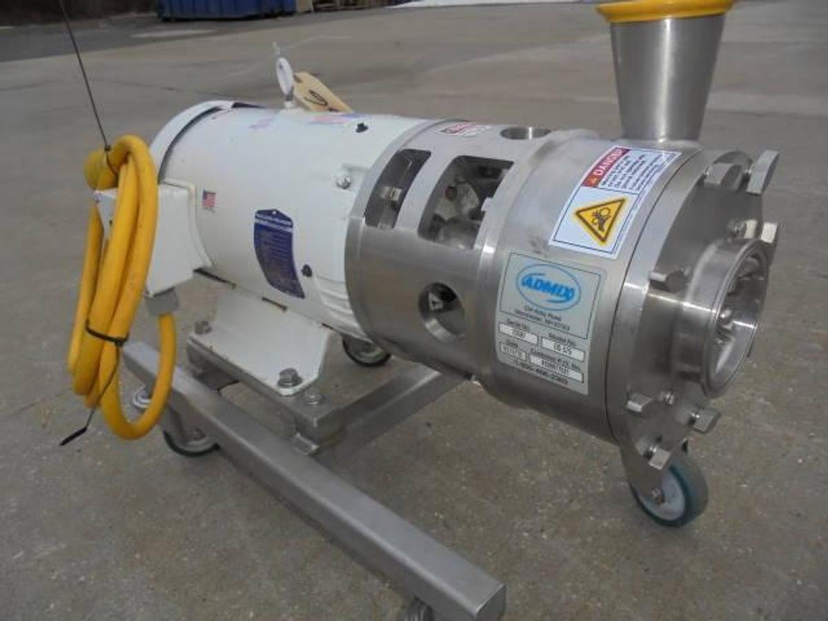 Used Admix DynaShear DS-575 Stainless Steel Inline High Shear Mixer, 15 HP Motor-