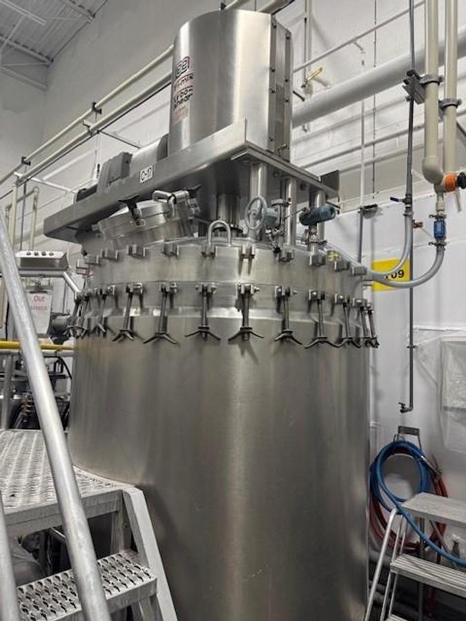 Used Lee 400 Gallon Vacuum Mixing Kettle