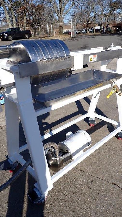Used Star 12 In. Diameter SS Filter Press, with Pump