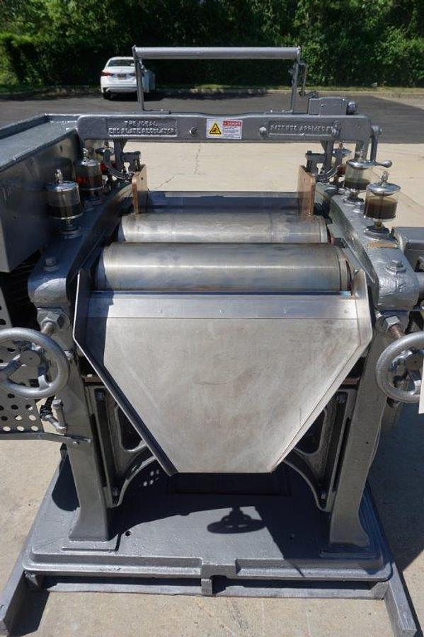 Used Kent 8 In. X 24 In. Three Roll Mill
