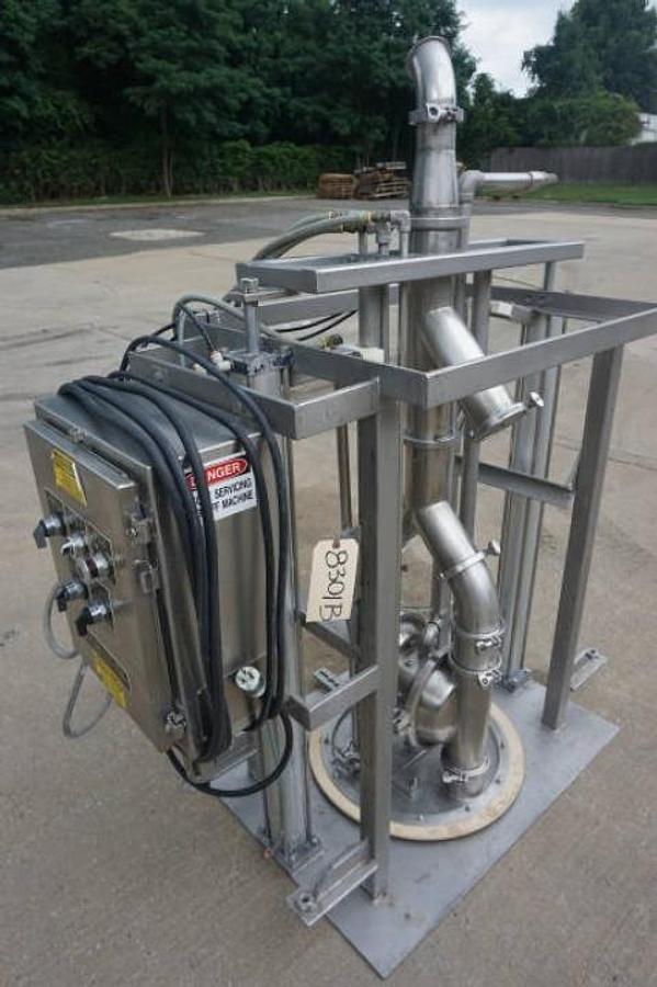Used Murzan DUS-10M Stainless Steel Drum Unloading System, Portable