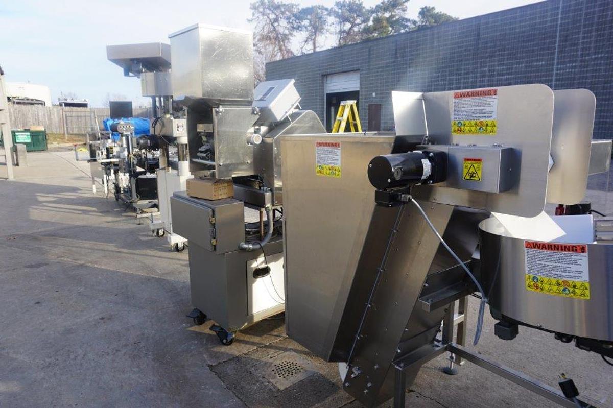 Used Complete Tablet/Capsule Bottling lines, up to 60 Bottles Per Minute