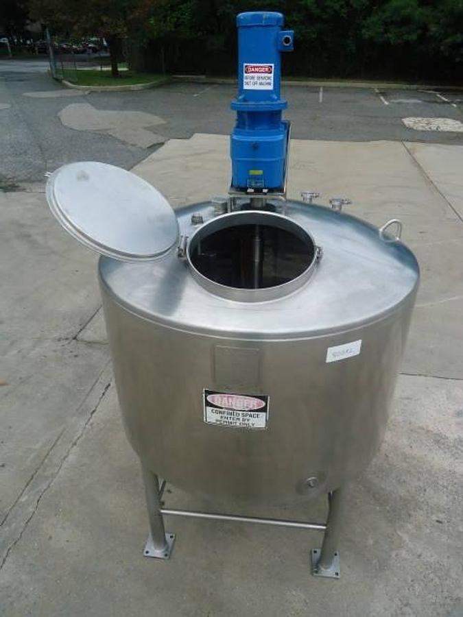 Used 330 Gallon Walker Scraper Agitated Kettle/Tank, 90 PSI Jacket