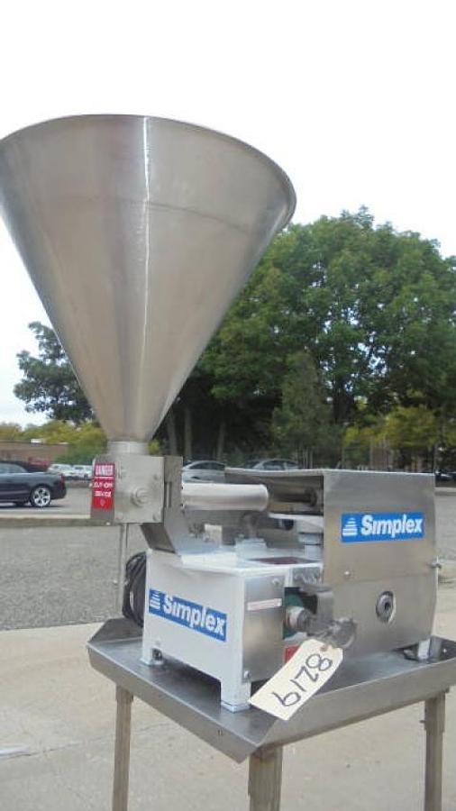Used Simplex AS Single Piston Filling Machine, 110 Volt